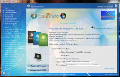 Windows 7 Toolkit 1.8 (полная активация Windows 7)